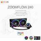 Liquid CPU Cooler Black 240mm Addressable RGB All-In-One Water Cooling Radiator