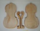 2 violin backs, ribs, and necks from the Jacques Francais (1923-2004) collection