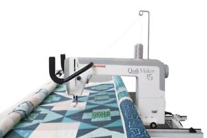 Janome Quilt Maker 15' Long Arm with 8' Frame and Bonus