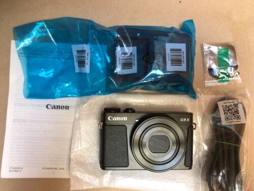Canon PowerShot G9 X Mark II 20.1MP Black - Mint - Fast Shipping