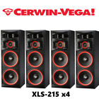 4 XLS-215 500W Ultimate Home Audio 3-Way Dual 15