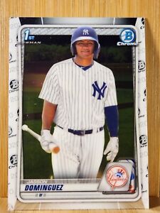 Jasson Dominguez - 2020 Bowman Chrome 1st Prospect New York Yankees #BCP-8