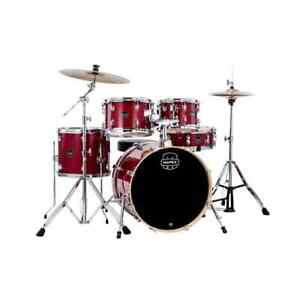 Mapex Venus 5pc Fusion Drum Set Complete Crimson Red Sparkle