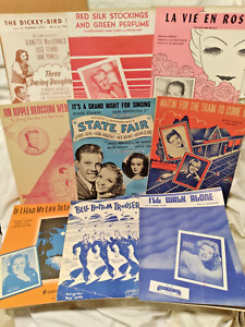 1940's Sheet Music State Fair Bell Bottom Trousers Soundtracks lot 10