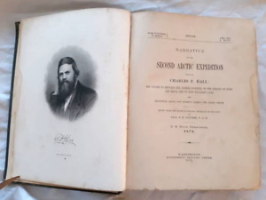 1879 Narrative of the Second Arctic Expedition Made By Charles F Hall h/c