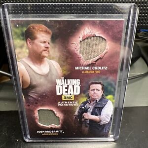 The Walking Dead Season 4 Dual Wardrobe Card DM6 Rick Abraham Ford/Eugene Porter