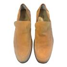Mens Hush Puppies Slip On Suede Shoes Size 12 Rubber Bottom Loafer Comfy Classic