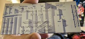 Elton John Vintage Concert Tickets Madison Square Garden 10-21-2000 Unused Comp.