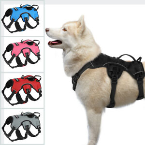 rabbitgoo Escape Proof Dog Harness with Lift Handle Reflective Adjustable Vest