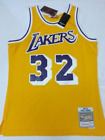 $130 Los Angeles Lakers Magic Johnson Mitchell & Ness 1984-85 Jersey Mens M NWT