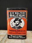 Antique advertising Sir Walter Raleigh pocket tobacco tin-Empty