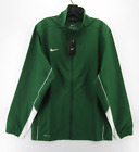Nike Jacket Men Small Green Dri-Fit Track Coat Full Zip Swoosh Y2K Training NEW
