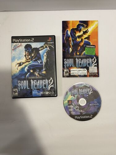 Legacy of Kain Series Soul Reaver 2 PS2 Black Label CIB Complete W/ Manual & Reg