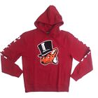 AKOO Men’s L/S Pullover Hoodie 100% AuthenticSIZE Large Logo Red