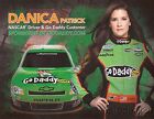 2012 Danica Patrick Go Daddy Chevy Impala NASCAR Nationwide Hero Card