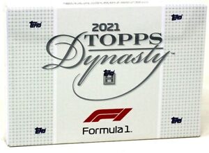 2021 TOPPS DYNASTY FORMULA 1 RACING HOBBY 5 BOX CASE BLOWOUT CARDS