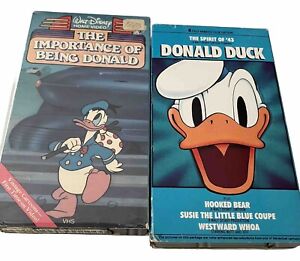 New ListingWalt Disney VHS Vintage Cartoons Donald Duck Lot Of 2 Videos