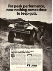 1972 Jeep Vintage Magazine Ad   Jeep Guts