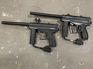 Lot Of Two Black Kingman Spyder MR1 Paintball Guns