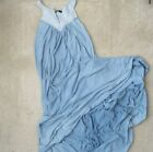 Amadi Womens XS Long Tencel Sleeveless Vintage Shift Bouffont Slip Dress