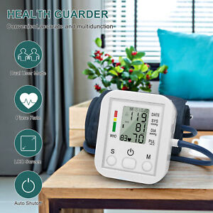 Arm Blood Pressure Monitor Digital BP Cuff Upper Arm Automatic Machine US