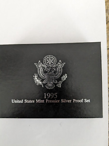 1995 U.S. MINT 90% SILVER PREMIER PROOF SET W/BOX