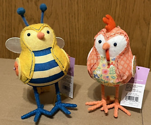 2021 TARGET SPRITZ BIRD SET OF TWO FOR EASTER / SPRING - COOPSTER & BEEZY