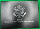 1996 UNITED STATES MINT PREMIER SILVER PROOF SET - 90% Silver & COA