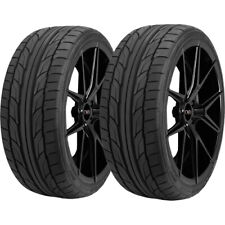 (QTY 2) 275/40ZR17 Nitto NT555 G2 102W XL Black Wall Tires (Fits: 275/40R17)