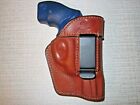 Taurus 85 - 38 special,IWB,OWB,SOB, AMBIDEXTROUS formed BROWN leather holster