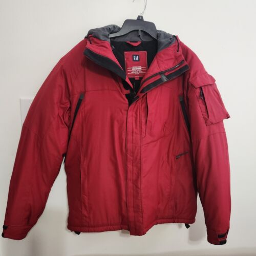 Vintage Gap Jacket Adult Small Red Arctic Expedition 90s Puffy Heavy Coat Mens