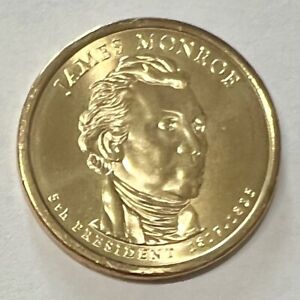 2008 D James Monroe Presidential One Dollar From U.S. Mint Rolls