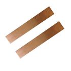 Pure Copper Anode Sheet 2Pcs 99.95% Purity Copper Electrode Strip for Copper ...