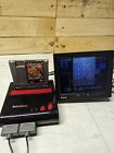 Retro Duo Console with 2 Controllers Works with Issues For Parts/Repair #D