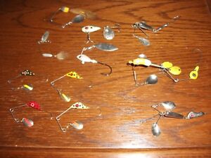 Lot Of 11  Fishing lure Spinner Bait Shannon Spinners Fishing Lures