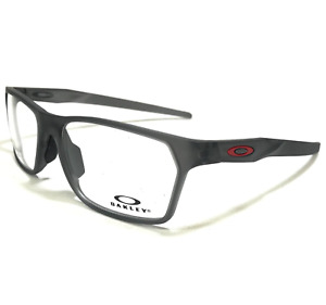Oakley Eyeglasses Frames Hex Jector OX8032-0257 Satin Gray Smoke Red 57-17-141