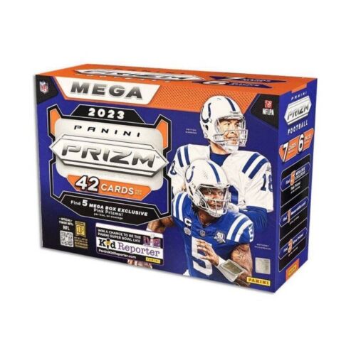NEW 2023 Panini Prizm NFL Football Cards { Mega Box, Blaster Box or Cello Pack }
