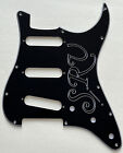 3 Ply Black Pickguard Fit US Fender 11 hole SRV Stratocaster Style Guitar Parts