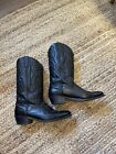 size 11D black cowboy boots
