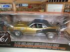 1/18 Highway 61 1971 Plymouth Cuda Gold with Black Top