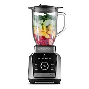 Gourmia Digital Blender with 8 Total Blend Programs, 4 Speeds & Round-Plated
