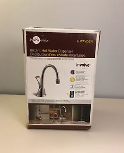 InSinkErator H-Wave-SN Instant Hot Water Dispenser System, SATIN NICKEL - NEW
