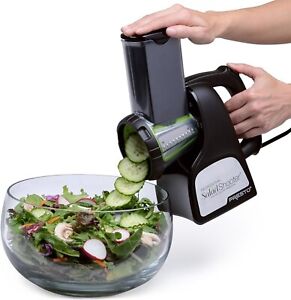 02970 Professional Salad Shooter Electric Slicer/Shredder, Black,1 count
