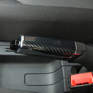 1x Fashion Car Hand Brake Cover Carbon Fiber Protector Decor Cover Accessories (For: Toyota 86)