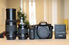 MINT Canon EOS 7D Camera 18.0MP with EF-S 18-55mm and 75-300mm Lens + Flash!