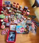 Large Vintage Lot of 69 COCA COLA COLLECTABLE Items: Trays, Tins, Coasters, Etc.