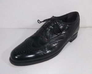 Florsheim Black Wingtips Men's Dress Shoes US Size 8 E