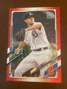 2021 Topps #321 Casey Mize RC Red Ice Parallel - 167/199 - MLB - Detroit Tigers