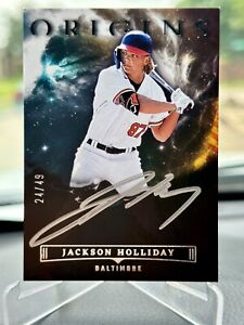 New Listing2023 Panini Chronicles Origins Jackson Holliday Silver Ink Auto /49 Orioles RC