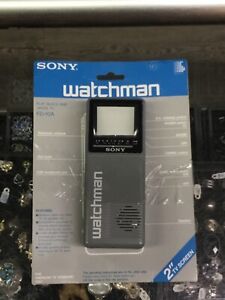VTG Sony Watchman FD-10A Original Packaging Portable TV - unTested. Not digital.